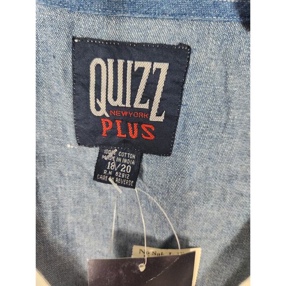 Quizz Patriotic Tedd Bear Print Vest NWT women's 16/18 - Picture 3 of 3